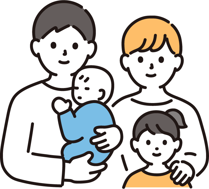 家族のイラスト